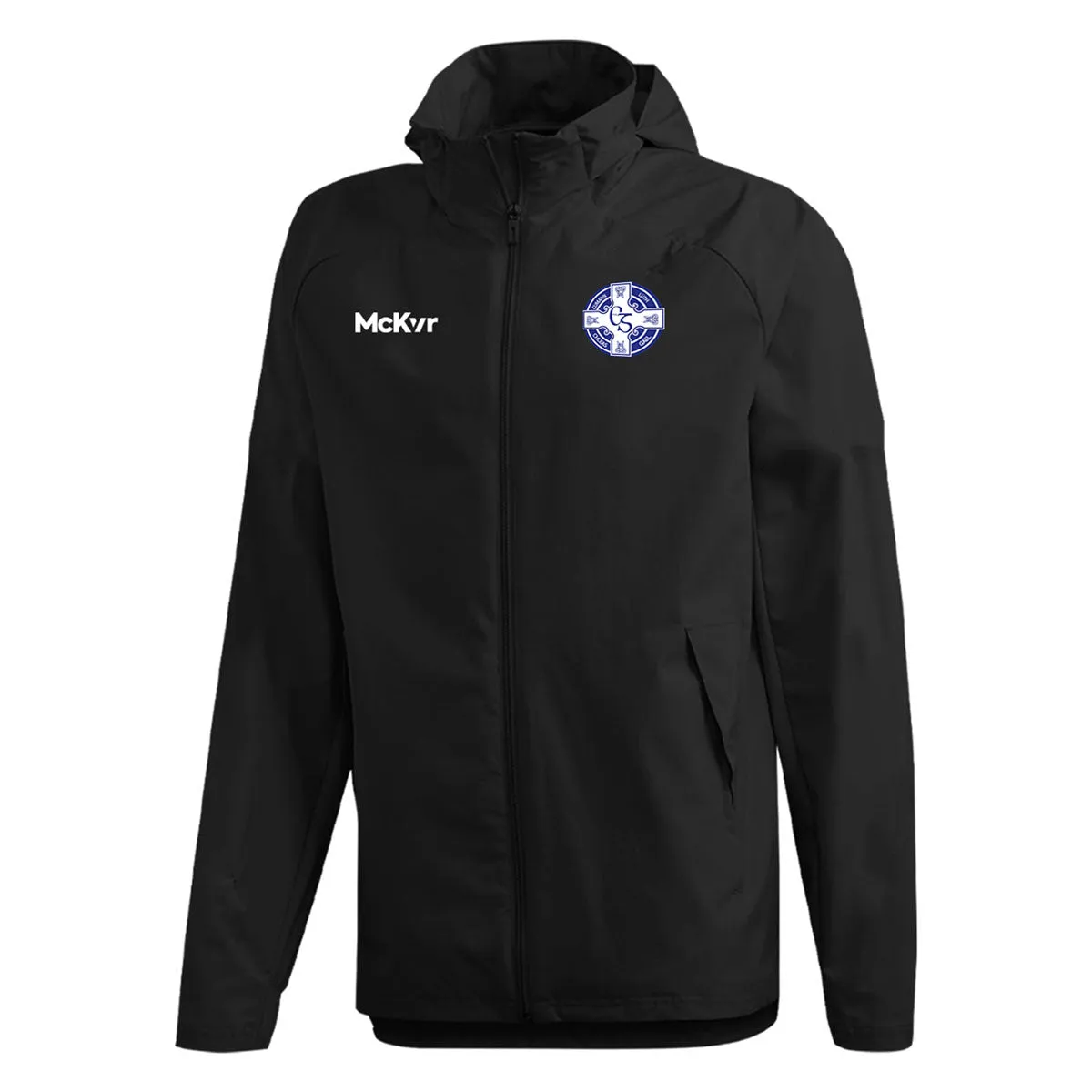 Mc Keever Clan Na Gael CLG Core 22 Rain Jacket - Youth - Black