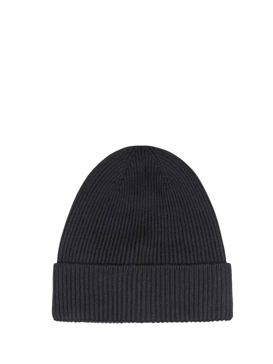 MEN MONCLER BLACK WOOL HAT