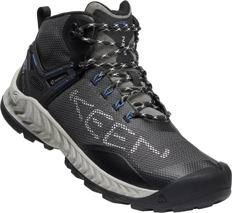 Men’s Keen NXIS EVO Mid Waterproof Boot – Magnet|Cobalt Blue