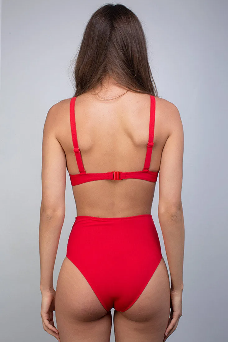 Miss Bright Bikini Set - Red