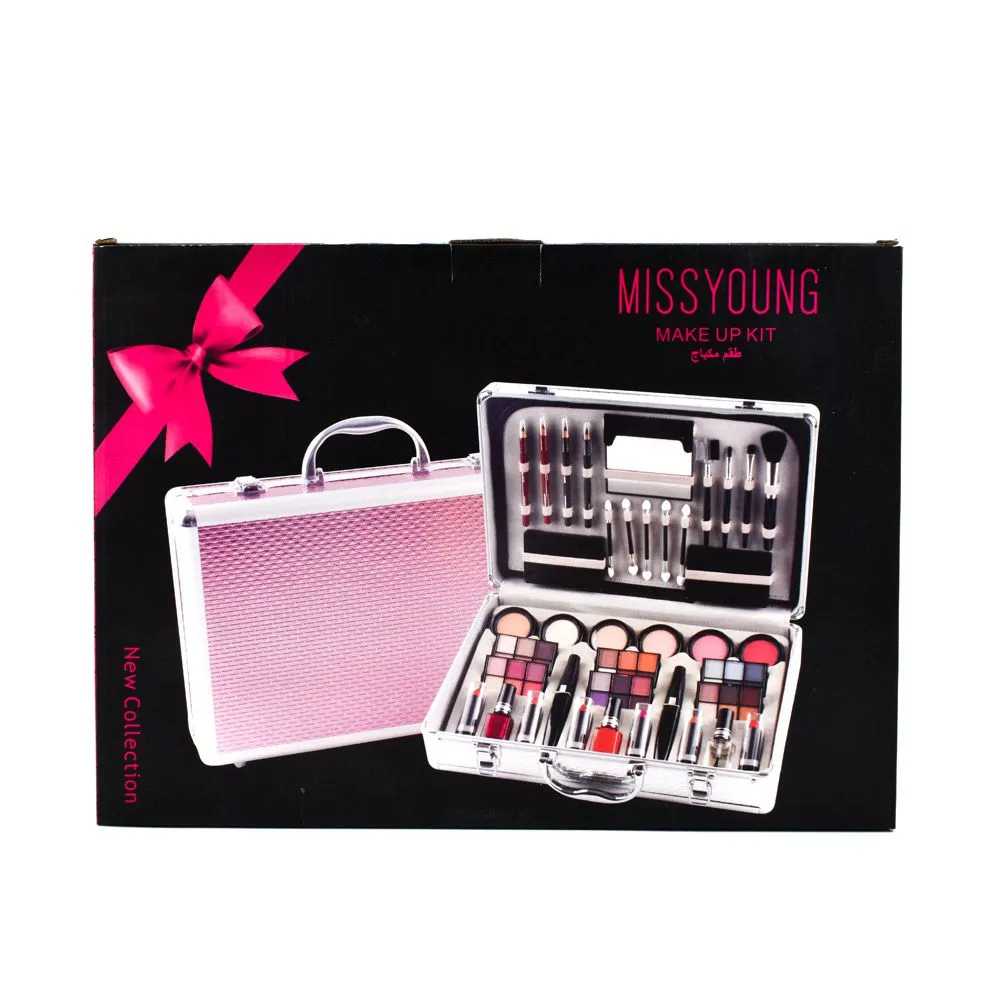 Miss Young MC-1156 Professional Cosmetics Makeup Kit with Suitcase