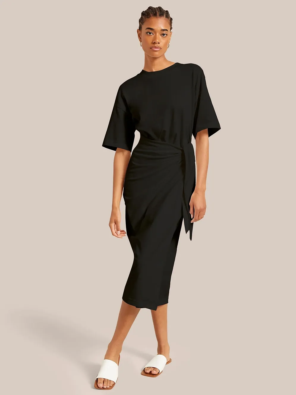 Modern Citizen Tove T-shirt Wrap Dress