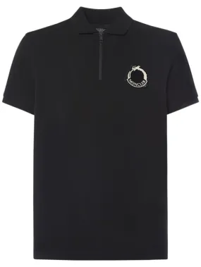 Moncler   CNY cotton piquet polo shirt 