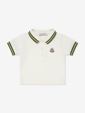 Moncler Enfant Baby Boys Logo Polo Shirt in Green