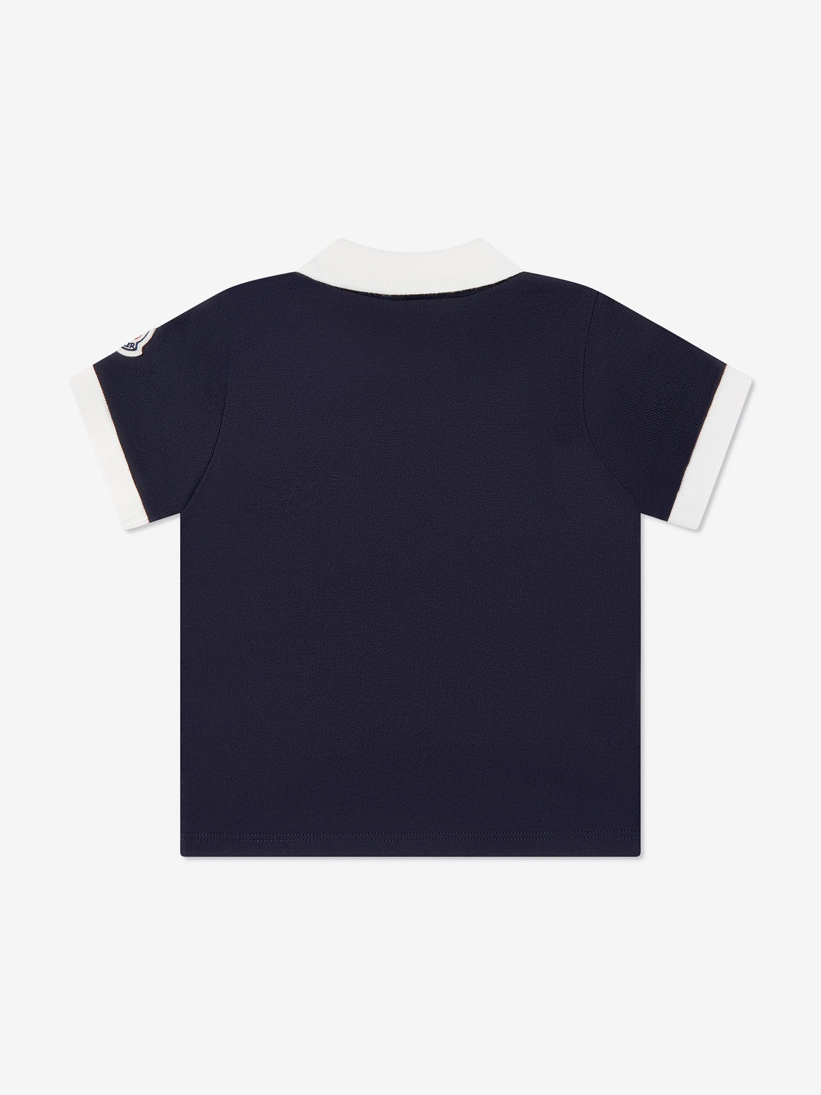 Moncler Enfant Baby Boys Logo Polo Shirt in Navy