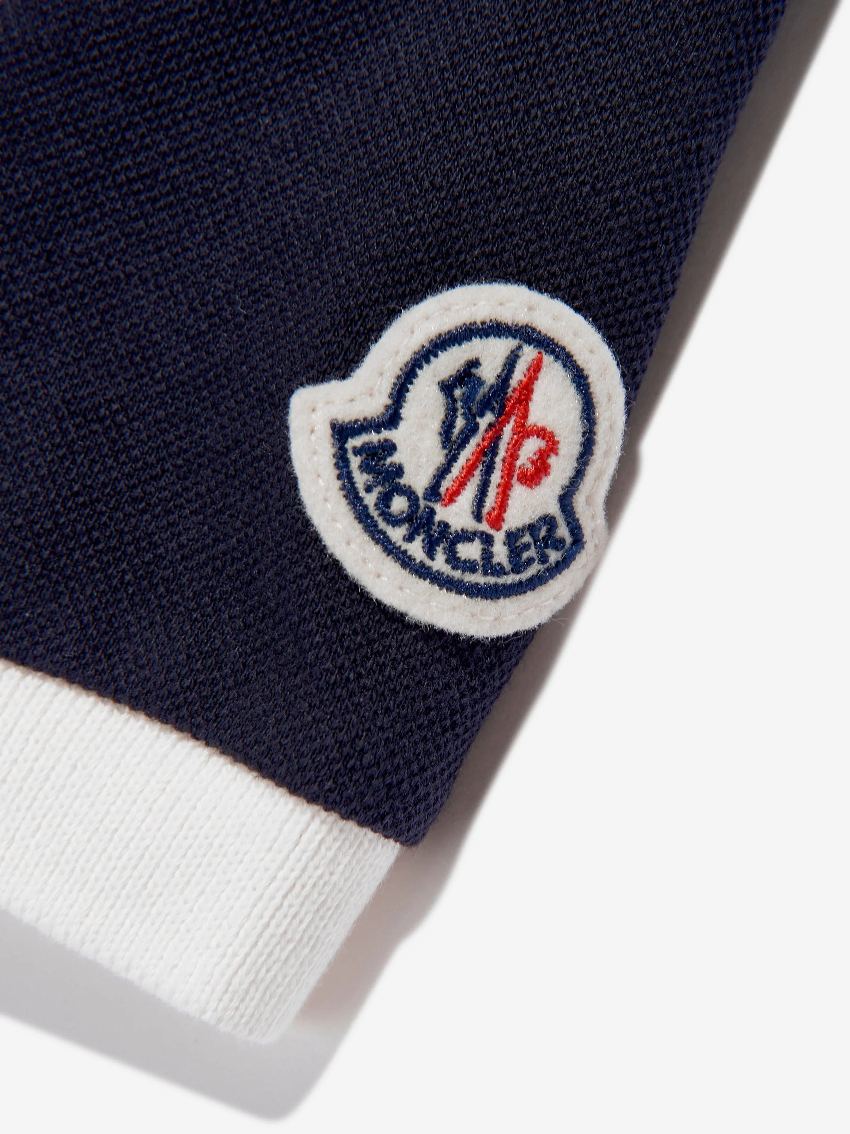 Moncler Enfant Baby Boys Logo Polo Shirt in Navy