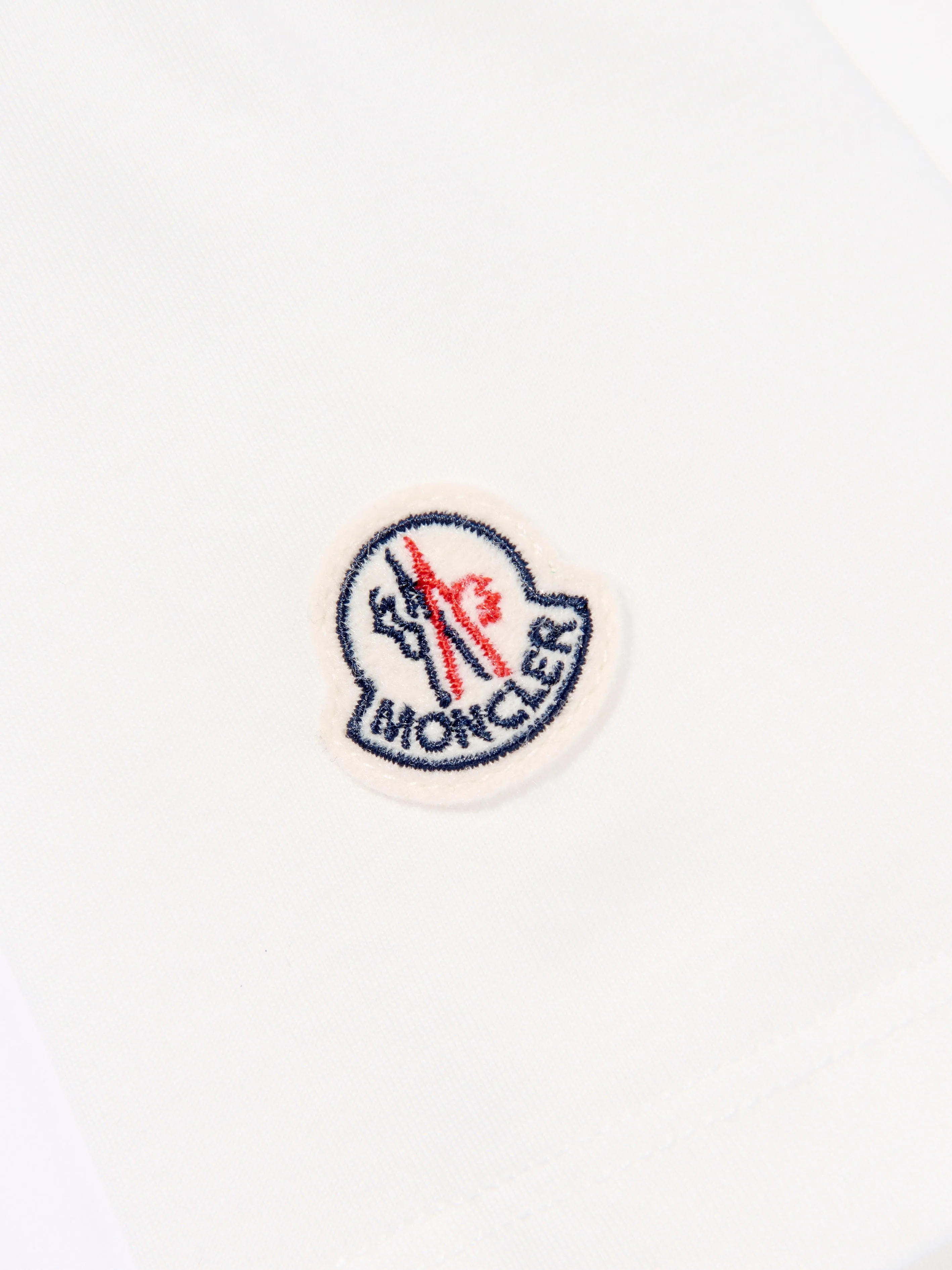 Moncler Enfant Boys Logo Print T-Shirt in White