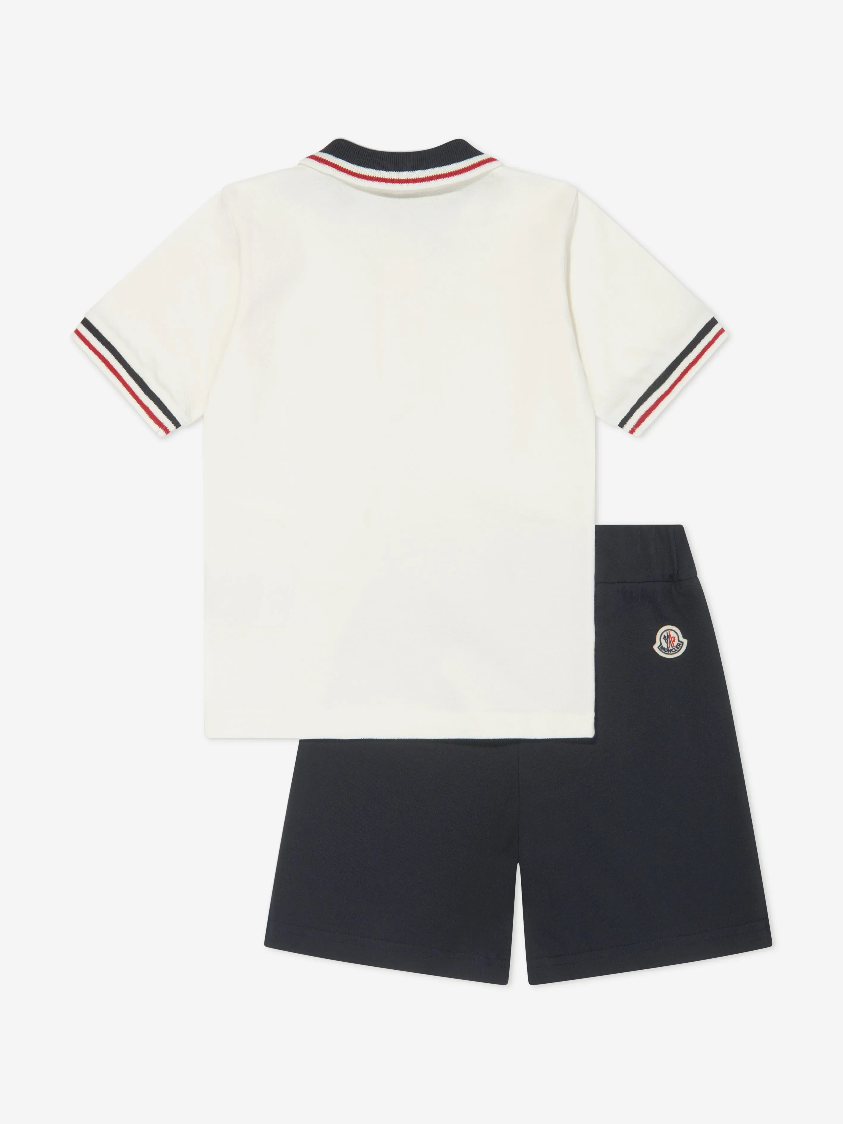 Moncler Enfant Boys Short Set in Grey