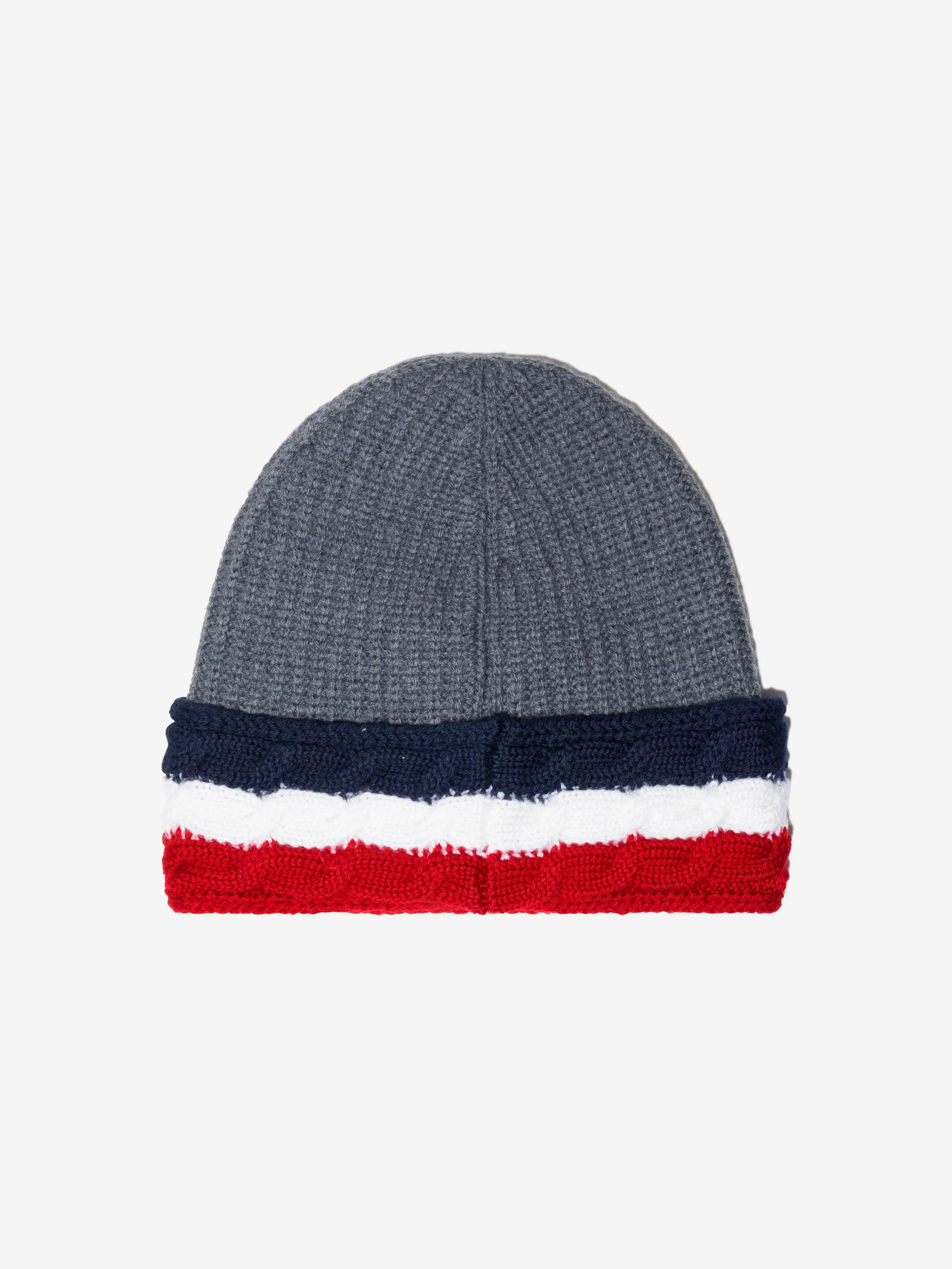 Moncler Enfant - Boys Wool Knitted Logo Hat | Childsplay Clothing