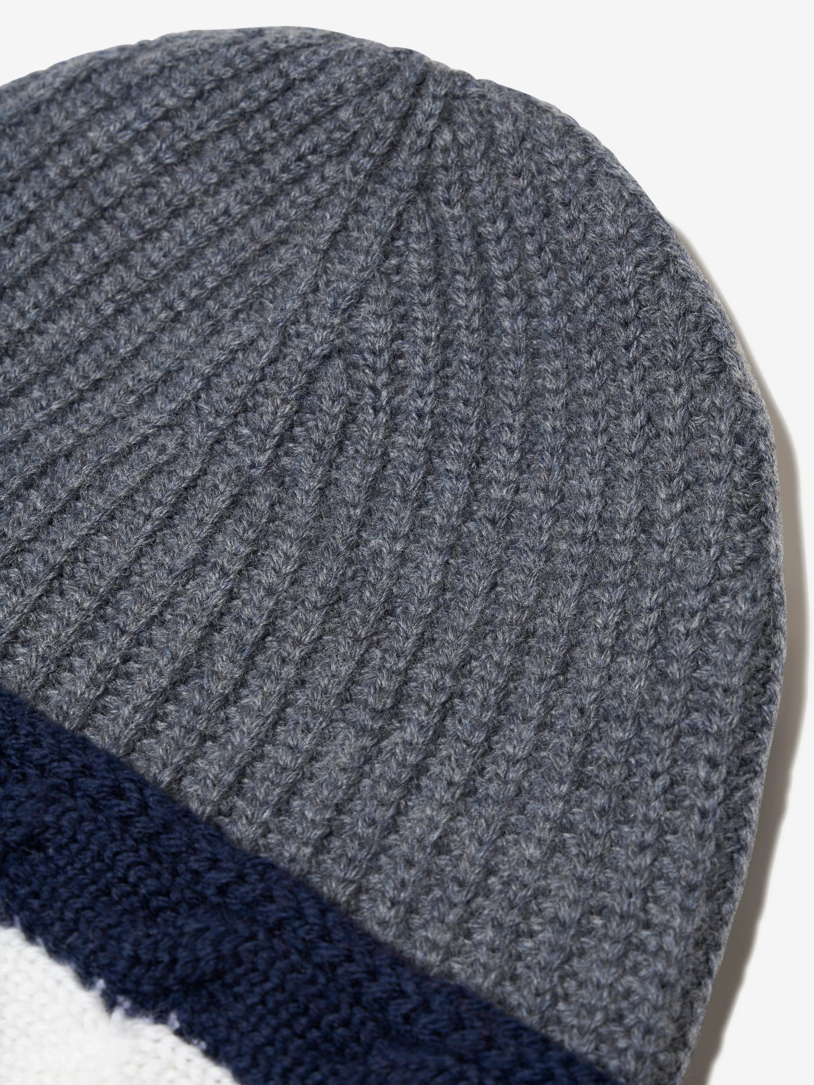 Moncler Enfant - Boys Wool Knitted Logo Hat | Childsplay Clothing