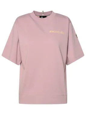 Moncler Grenoble    Moncler Grenoble Pink Cotton T Shirt