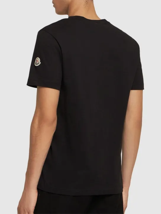 Moncler   Logo cotton t-shirt 