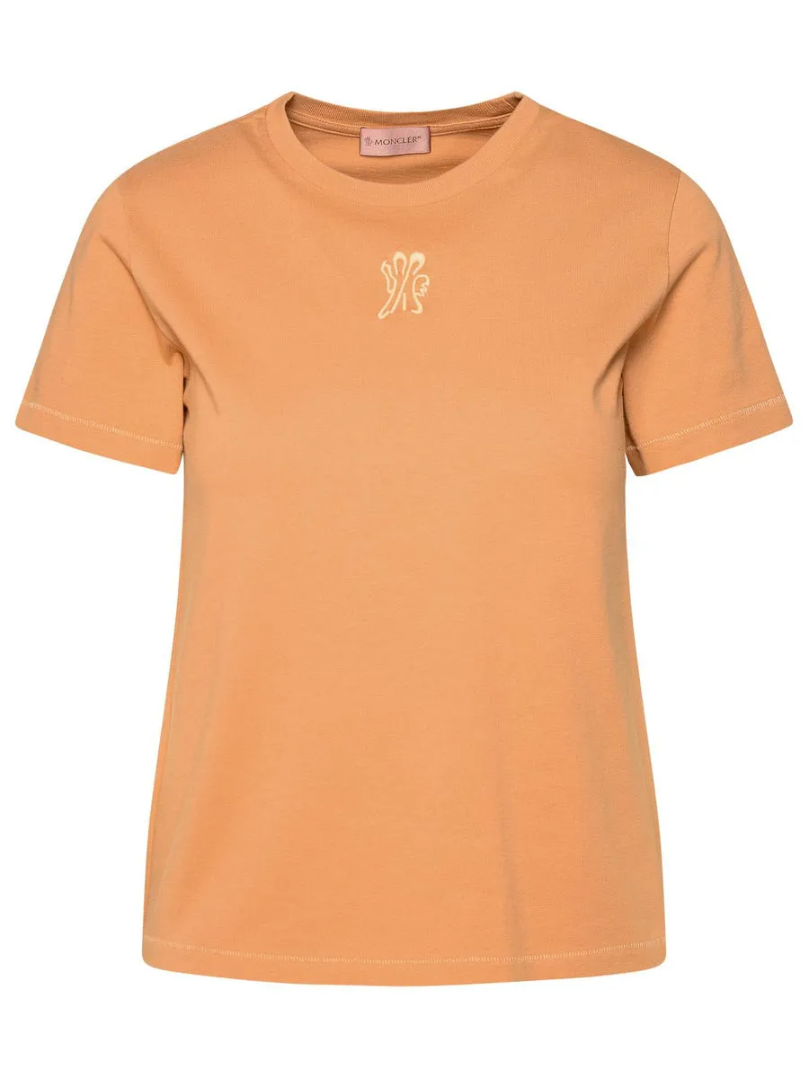 Moncler    Moncler Bronze Cotton T Shirt