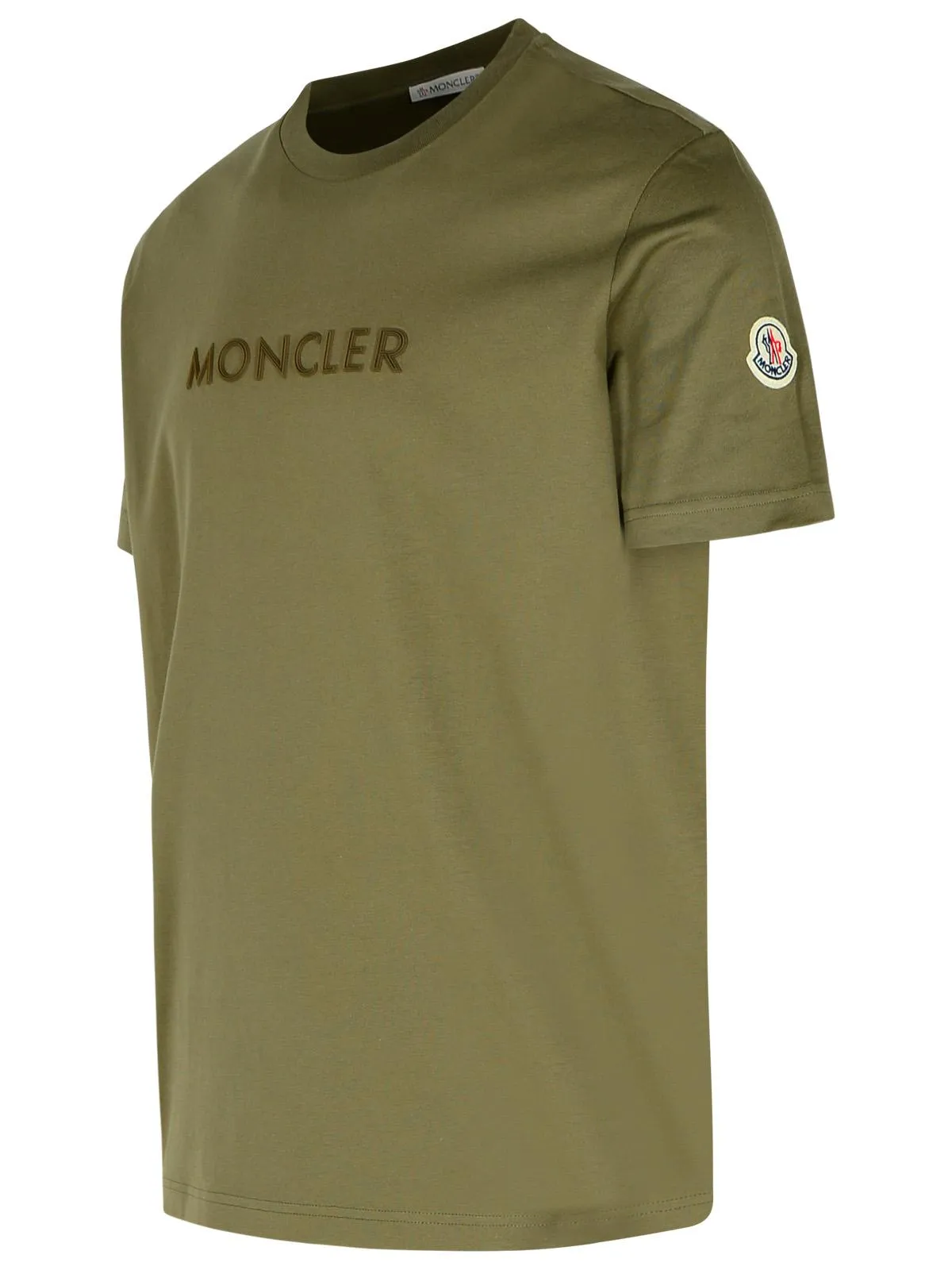 Moncler    Moncler Green Cotton T Shirt