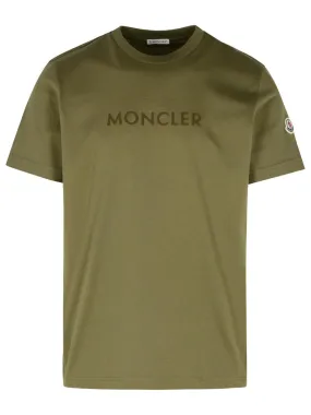 Moncler    Moncler Green Cotton T Shirt