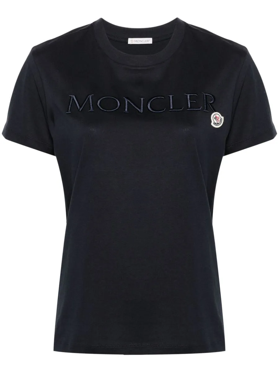 Moncler    Moncler Logo Cotton T Shirt