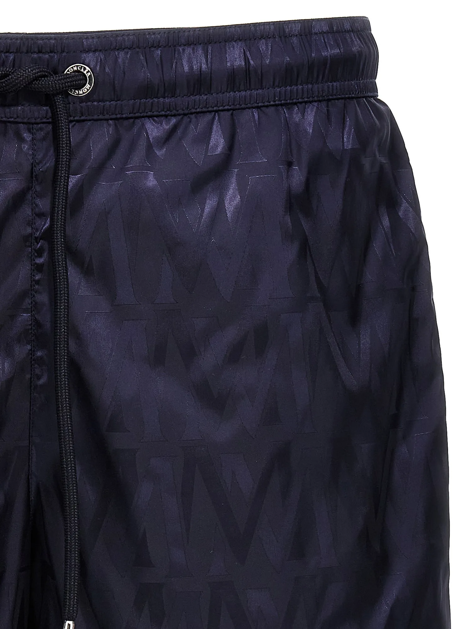 Moncler    Moncler Logo Print Swim Shorts