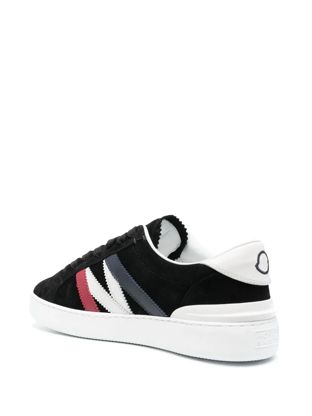 Moncler    Moncler Monaco Leather Sneakers