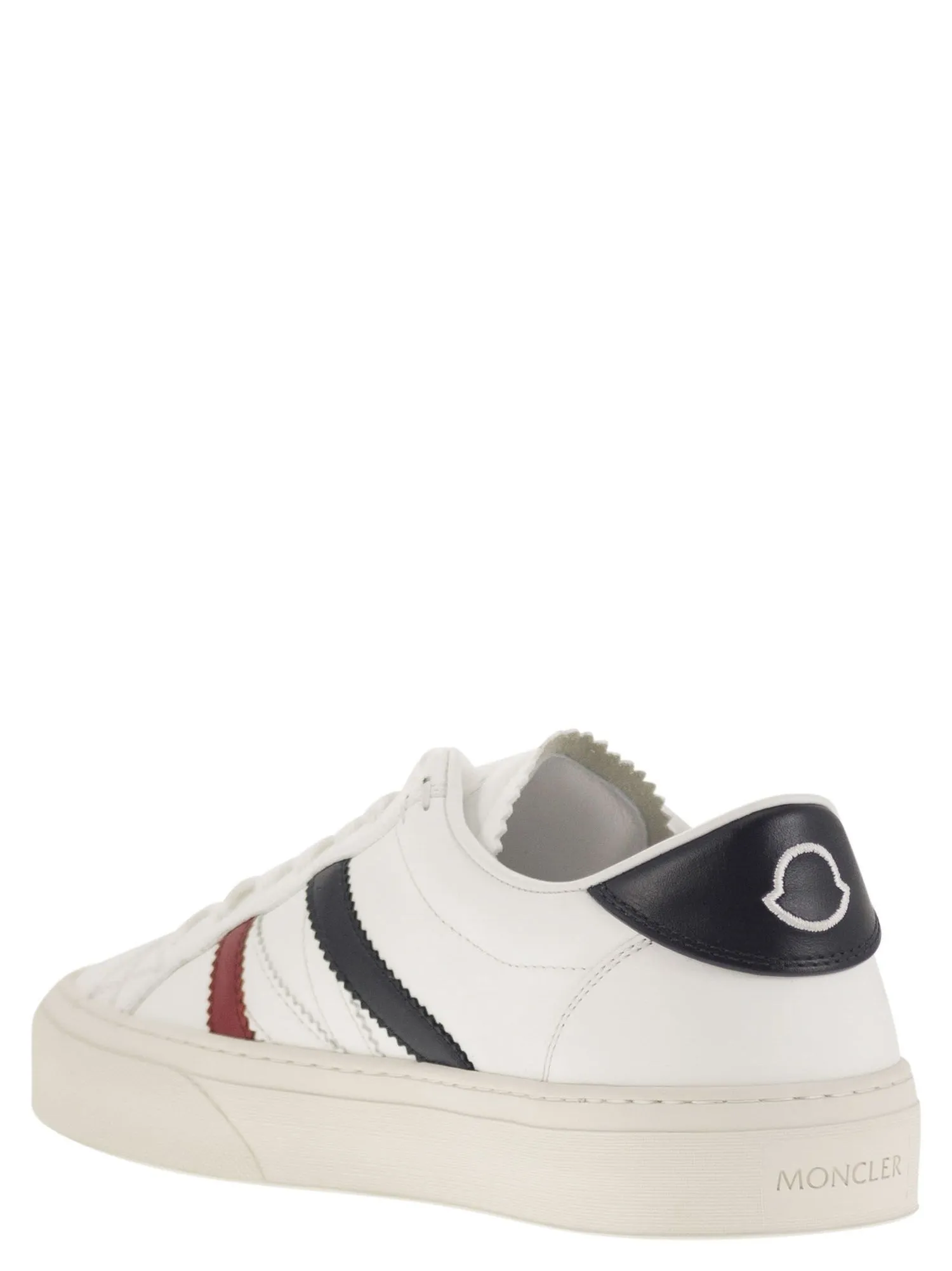 Moncler    Moncler Monaco2 Leather Trainer