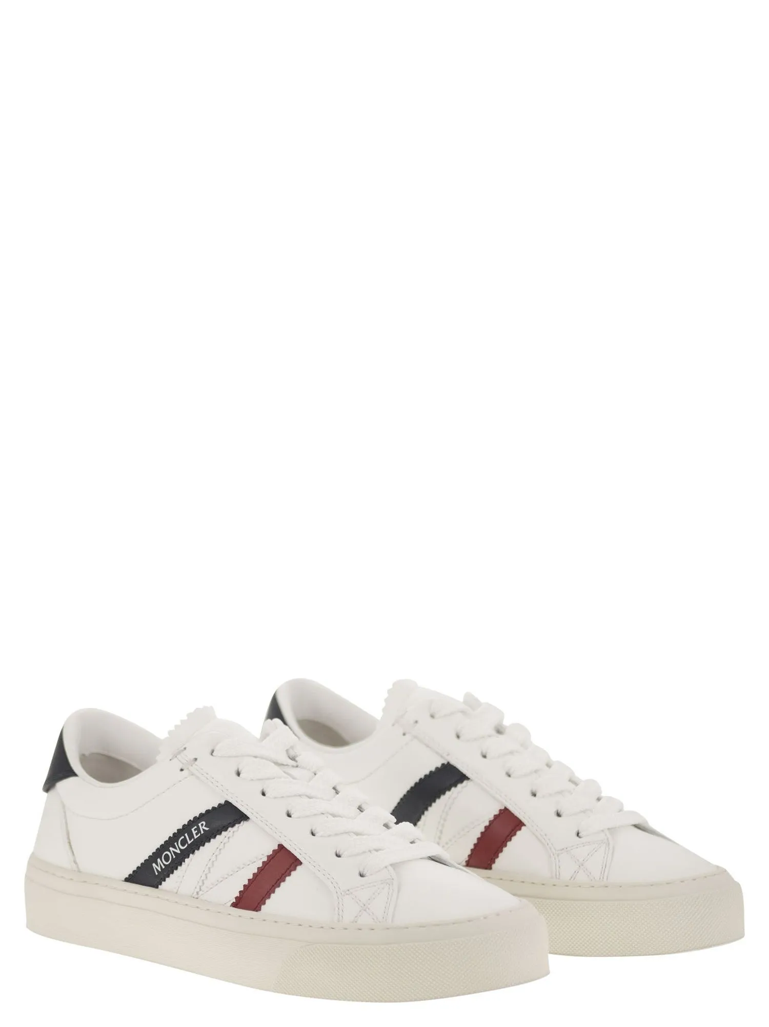 Moncler    Moncler Monaco2 Leather Trainer