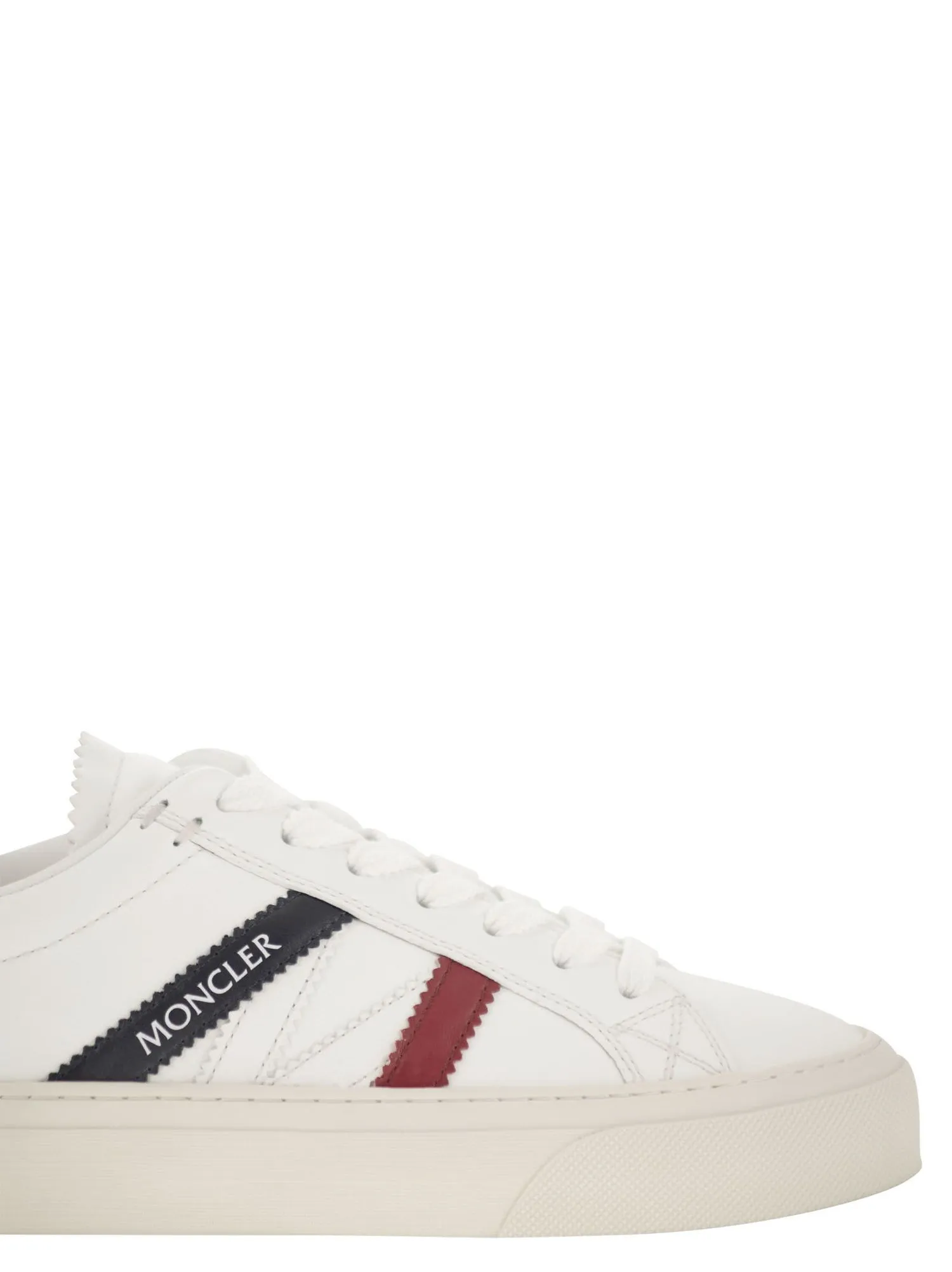 Moncler    Moncler Monaco2 Leather Trainer