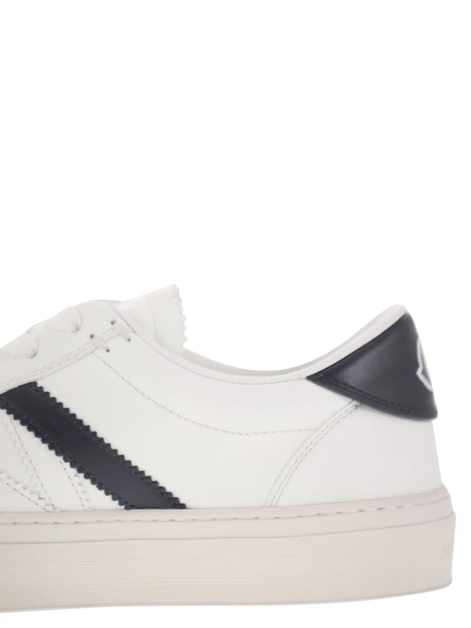 Moncler    Moncler Monaco2 Leather Trainer