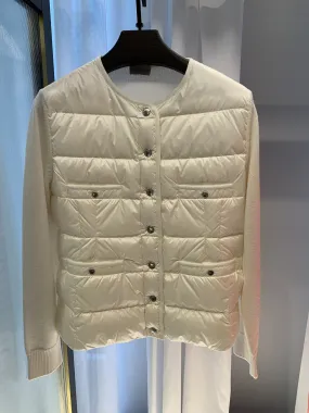 MONCLER  |Padded Wool Cardigan