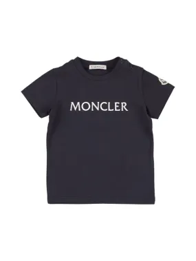 Moncler   Stretch cotton jersey t-shirt 