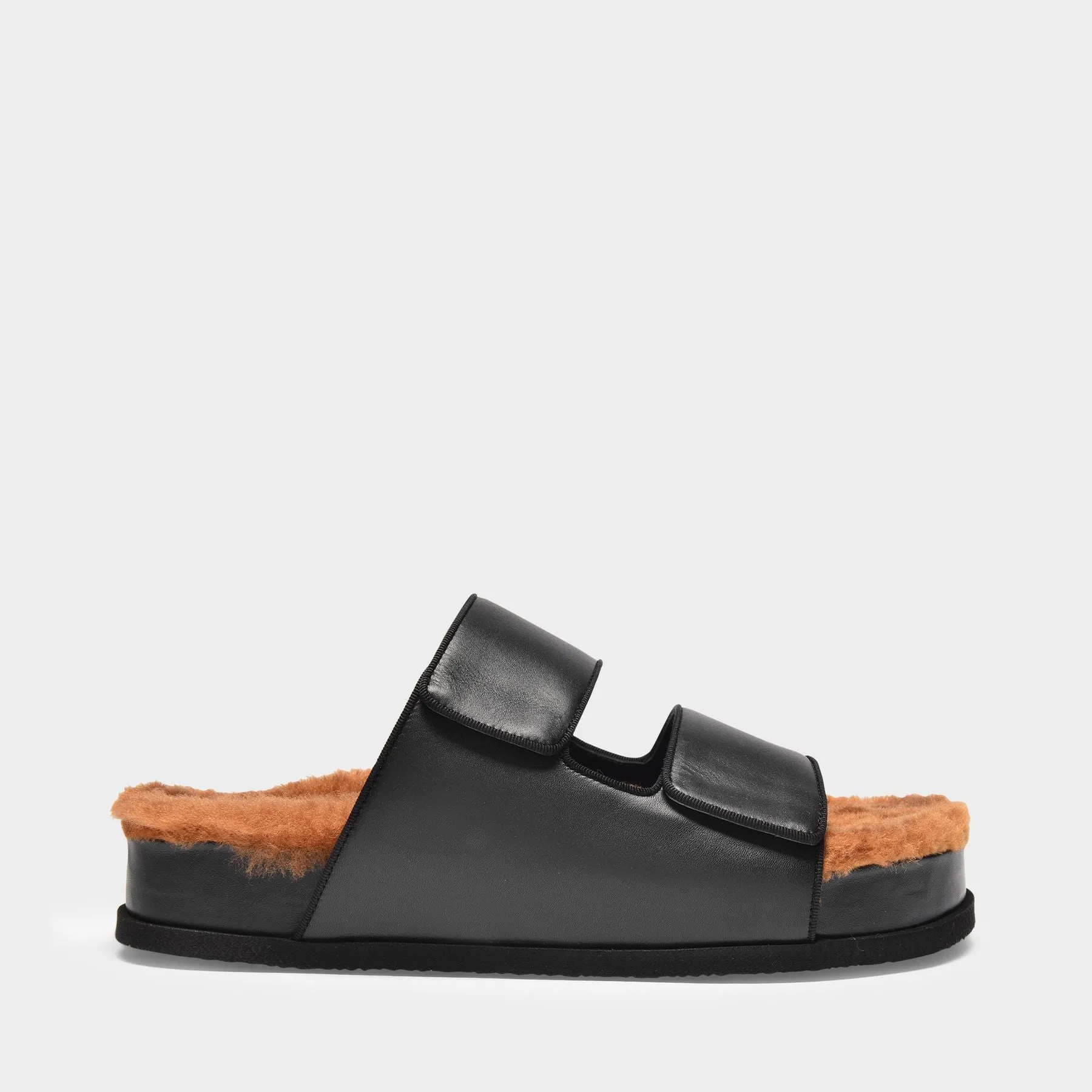 Neous  Dombai Sherling Sandals in Black Leather