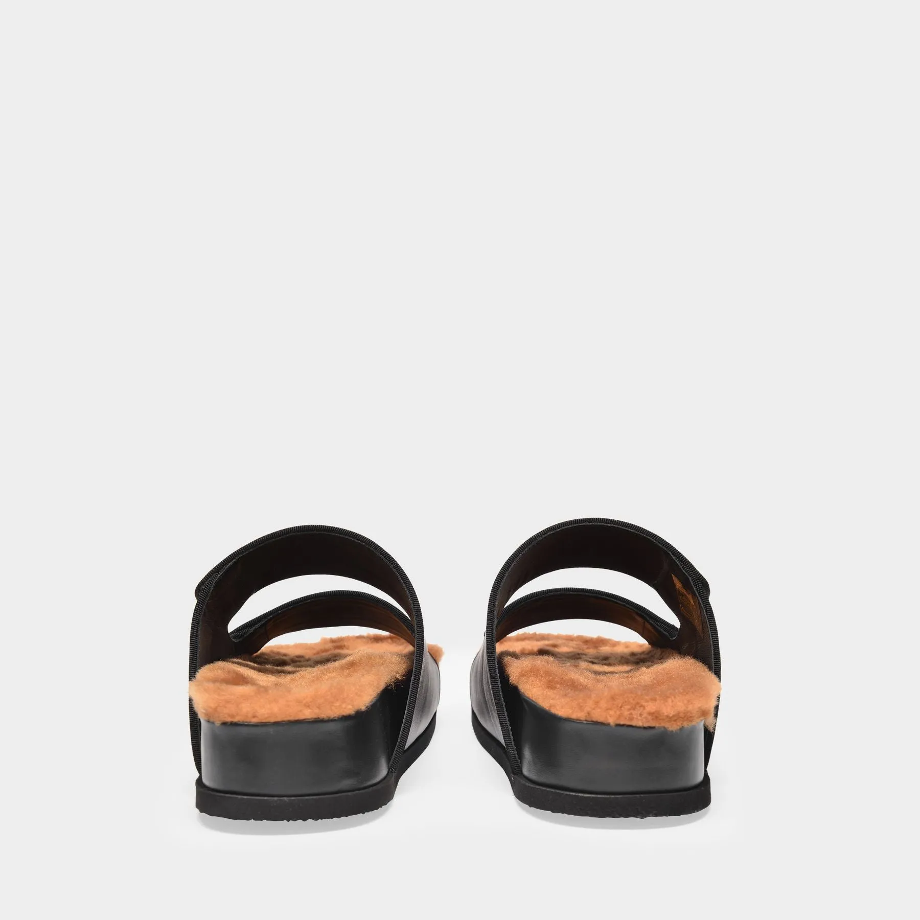 Neous  Dombai Sherling Sandals in Black Leather