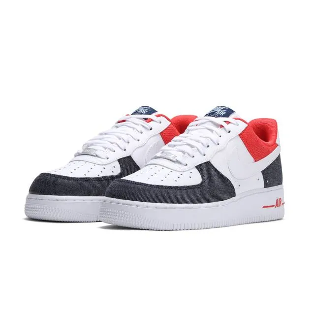 Nike Air Force 1 '07 LX (USA Olympics White Red Denim/ W...