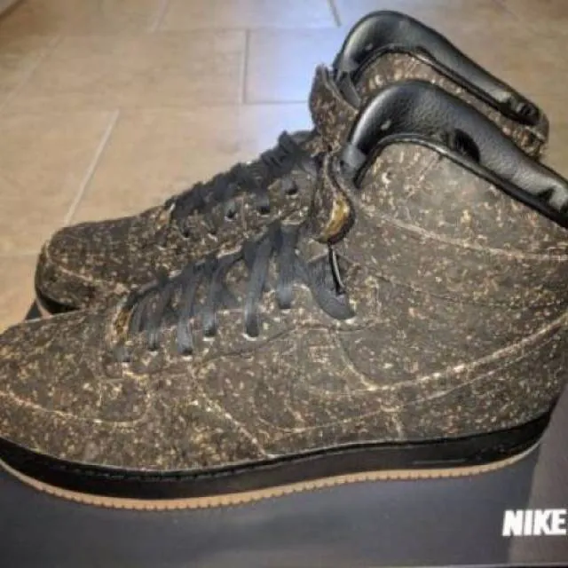 Nike Air Force 1 High Black Cork Championship NBA Finals...