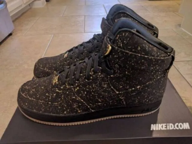 Nike Air Force 1 High Black Cork Championship NBA Finals...