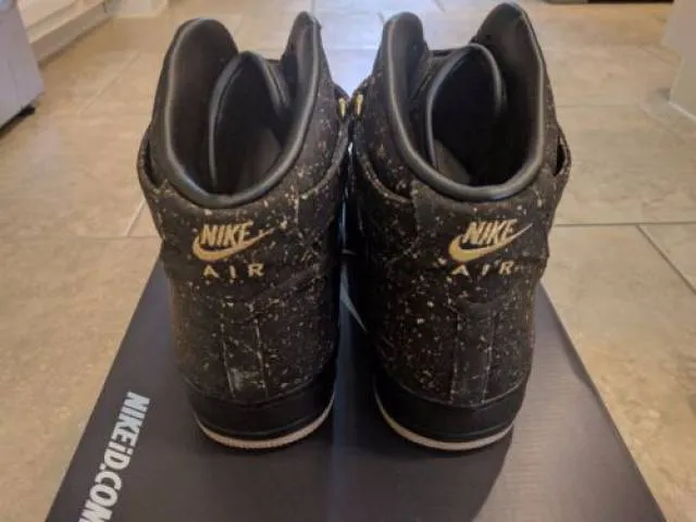 Nike Air Force 1 High Black Cork Championship NBA Finals...