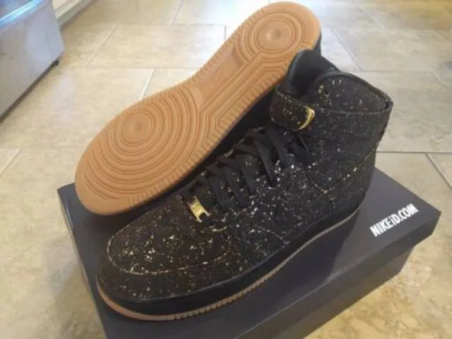 Nike Air Force 1 High Black Cork Championship NBA Finals...