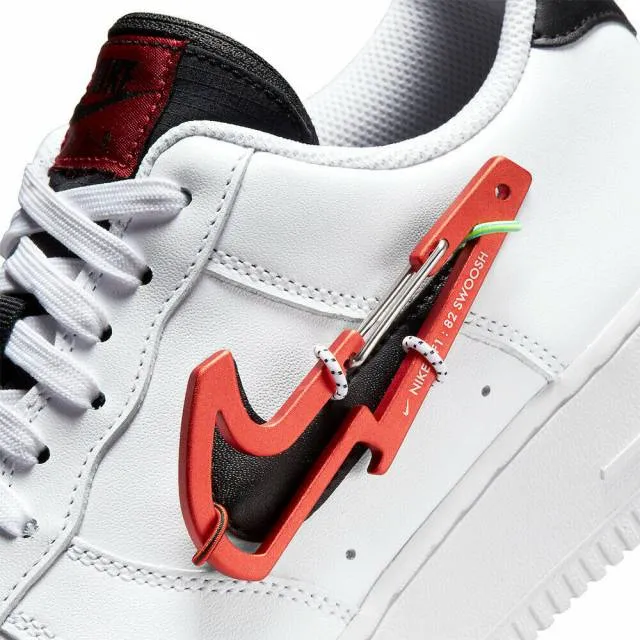 Nike Air Force 1 Low Carabiner Swoosh White Habanero Red