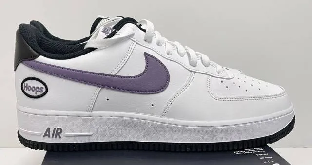 Nike Air Force 1 Low Hoops White Canyon Purple