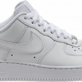 NIKE AIR FORCE 1 LOW MENS CLASSIC OG WHITE ALL LEATHER C...