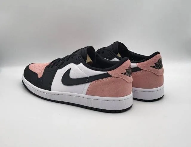 Nike Air Jordan 1 Low OG Bleached Coral 4-14 Black White...