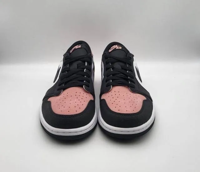 Nike Air Jordan 1 Low OG Bleached Coral 4-14 Black White...