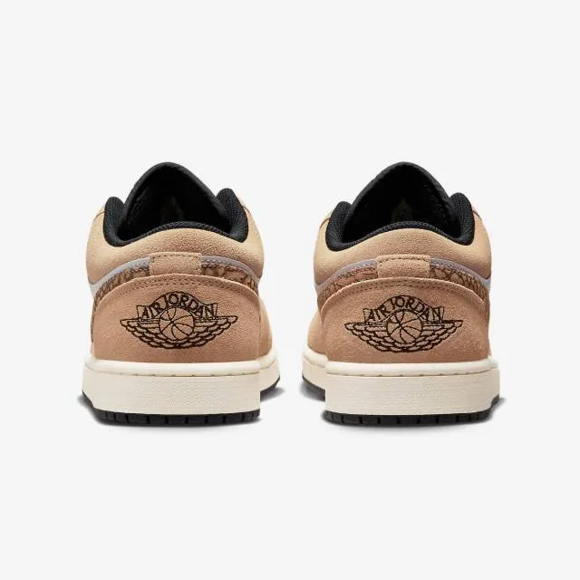 Nike Air Jordan 1 Low SE (Brown Elephant/ Hemp/ Metallic...