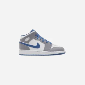 NIKE  AIR JORDAN 1 MID TRUE BLUE