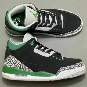 Nike Air Jordan 3 III Retro Pine Green 4-14 Black Cement...