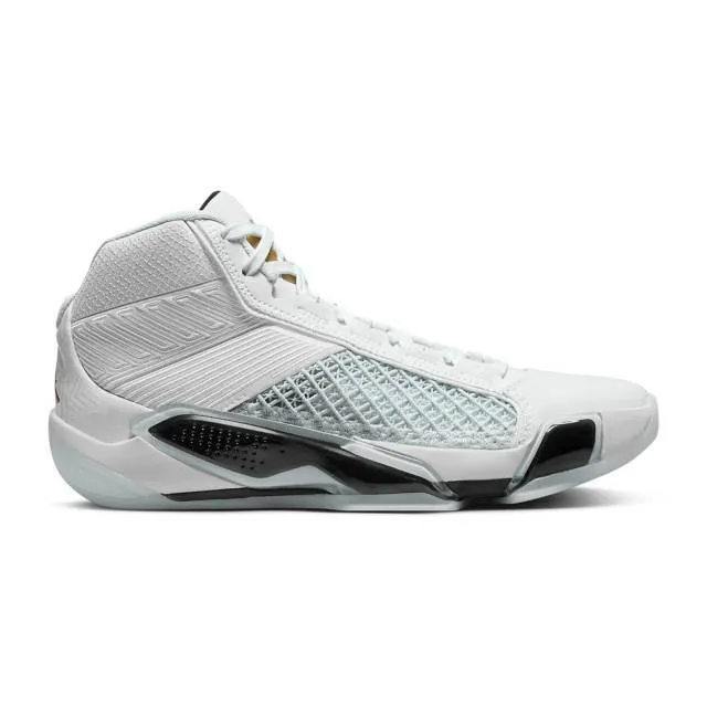 Nike Air Jordan 38 (FIBA/ White/ Metallic Gold/ Pure Pla...