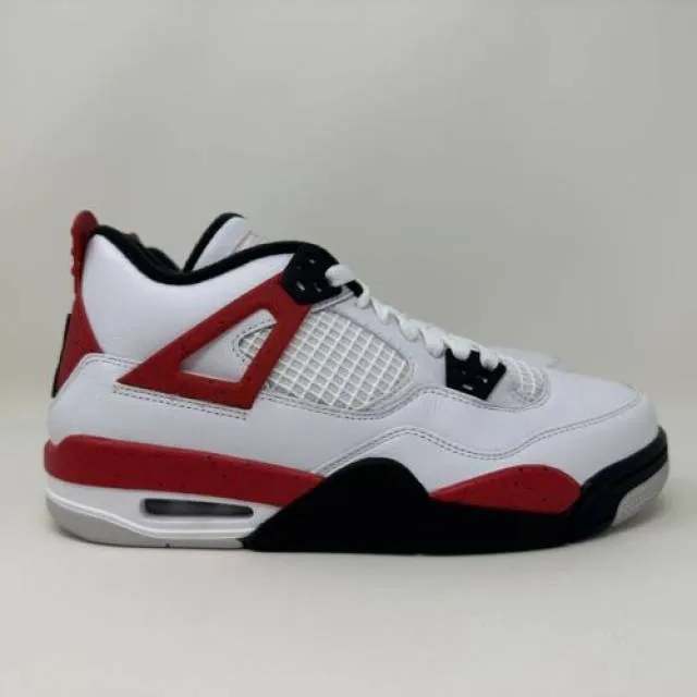 Nike Air Jordan Retro IV 4 GS Red Cement Black Grade Sch...