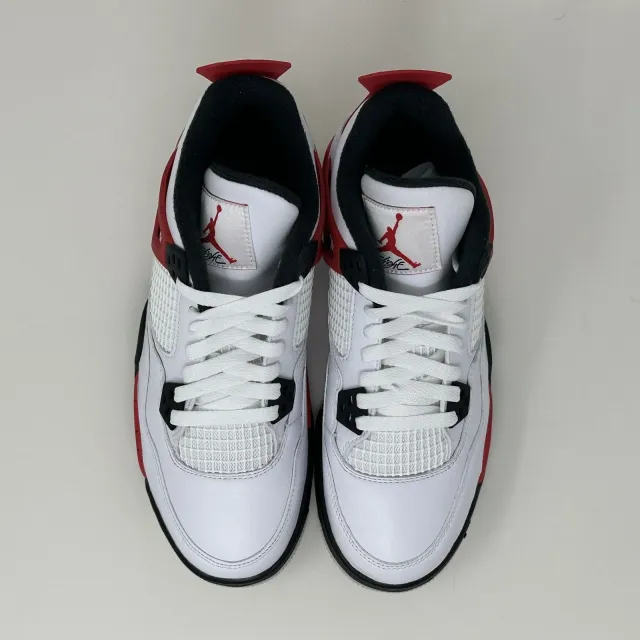 Nike Air Jordan Retro IV 4 GS Red Cement Black Grade Sch...