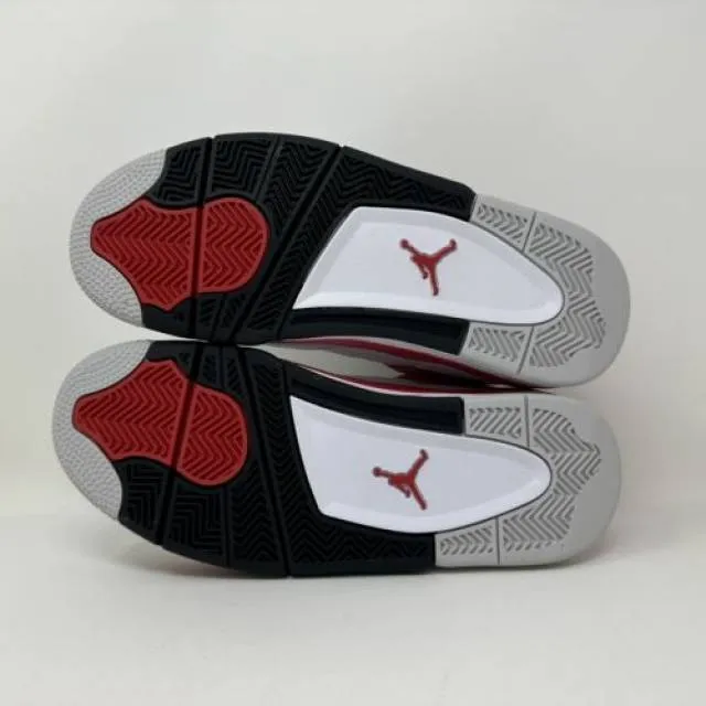 Nike Air Jordan Retro IV 4 GS Red Cement Black Grade Sch...