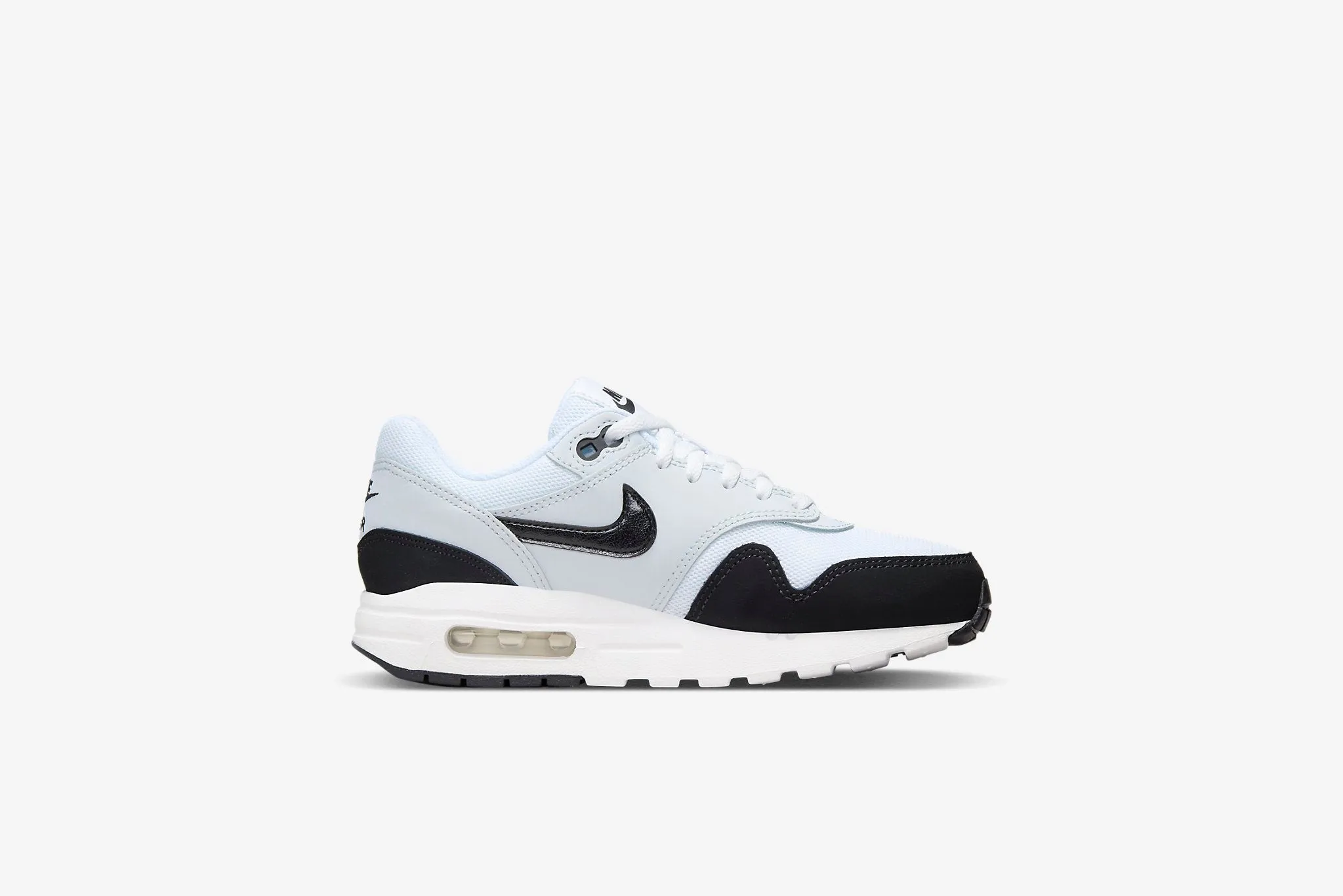 Nike Air Max 1 GS - White / Black / Pure Platinum