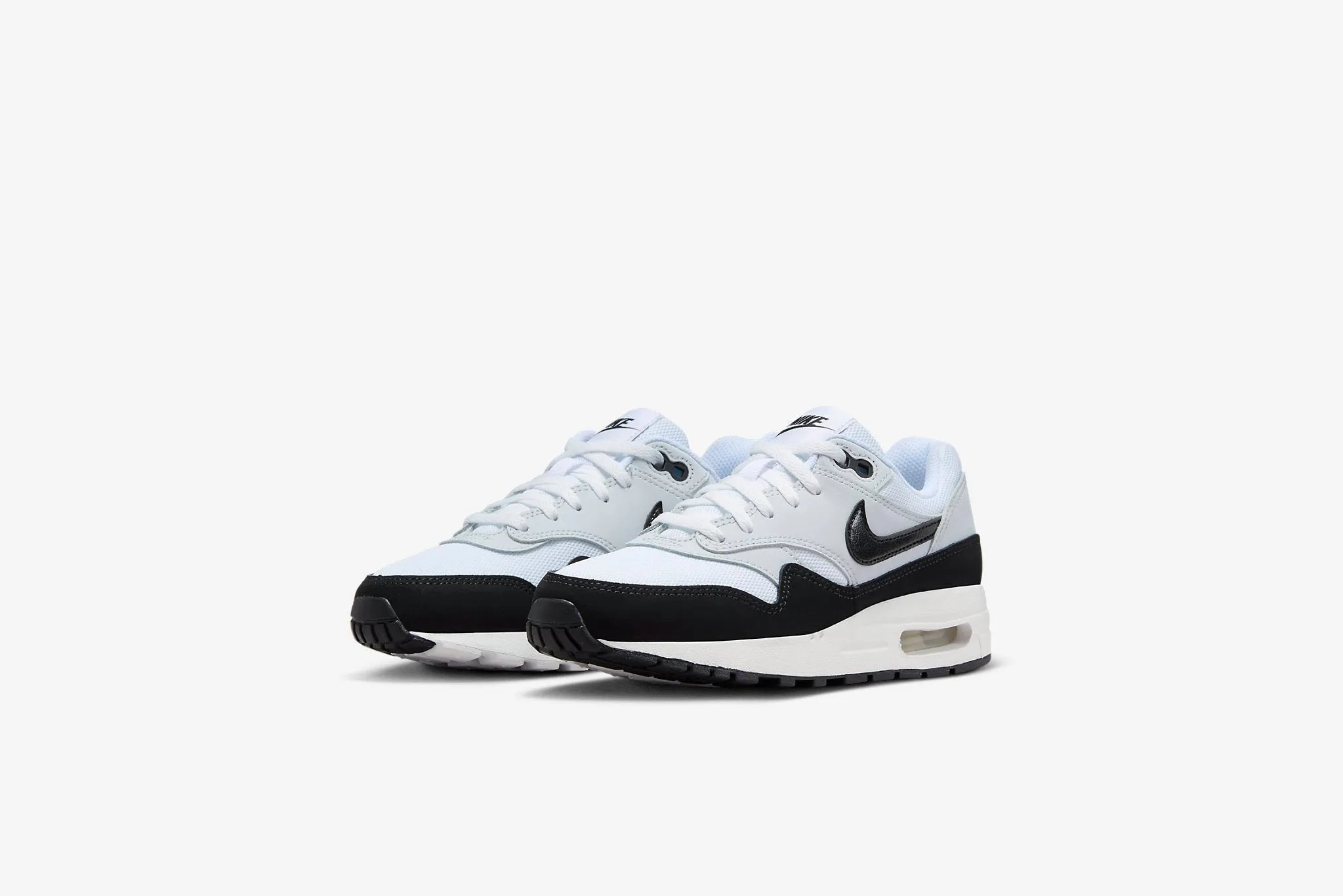 Nike Air Max 1 GS - White / Black / Pure Platinum