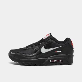 Nike Air Max 90 Next Nature GS Black / Wolf Grey - Crimson